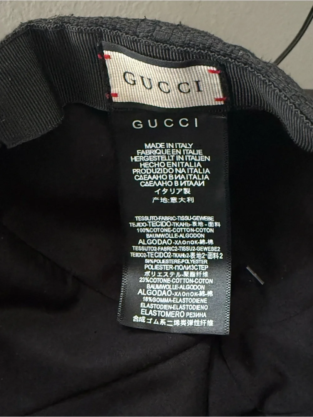Gucci black baseball